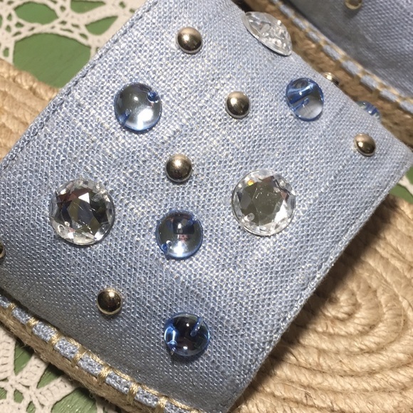 NWOB Badgley Mischka Embellished Sandals - Picture 6 of 9